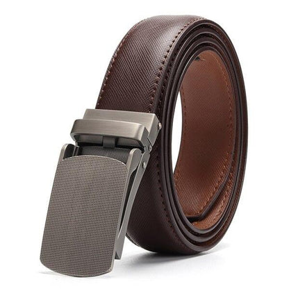 Heren Leren Riem Met Autosluiting