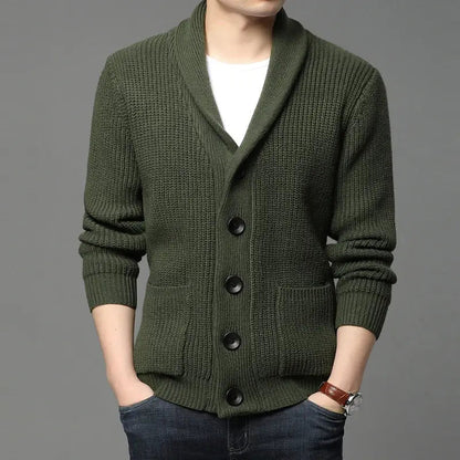 Heren Gebreide Cardigan